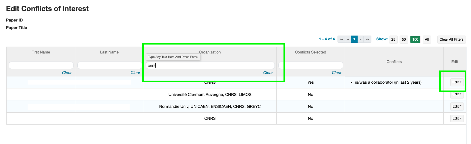 illustration of step1 to declare domain conflict Step2