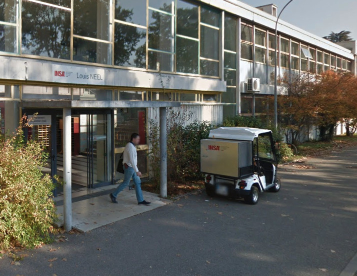 Exterior of the Louis Néel Building at INSA Lyon
