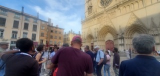 Photos taken from local organizing team - Vieux Lyon Visit - ICPR 2026 1