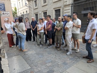 Photos taken from local organizing team - Vieux Lyon Visit - ICPR 2026 13