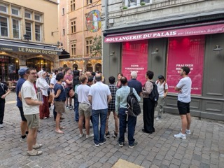 Photos taken from local organizing team - Vieux Lyon Visit - ICPR 2026 27